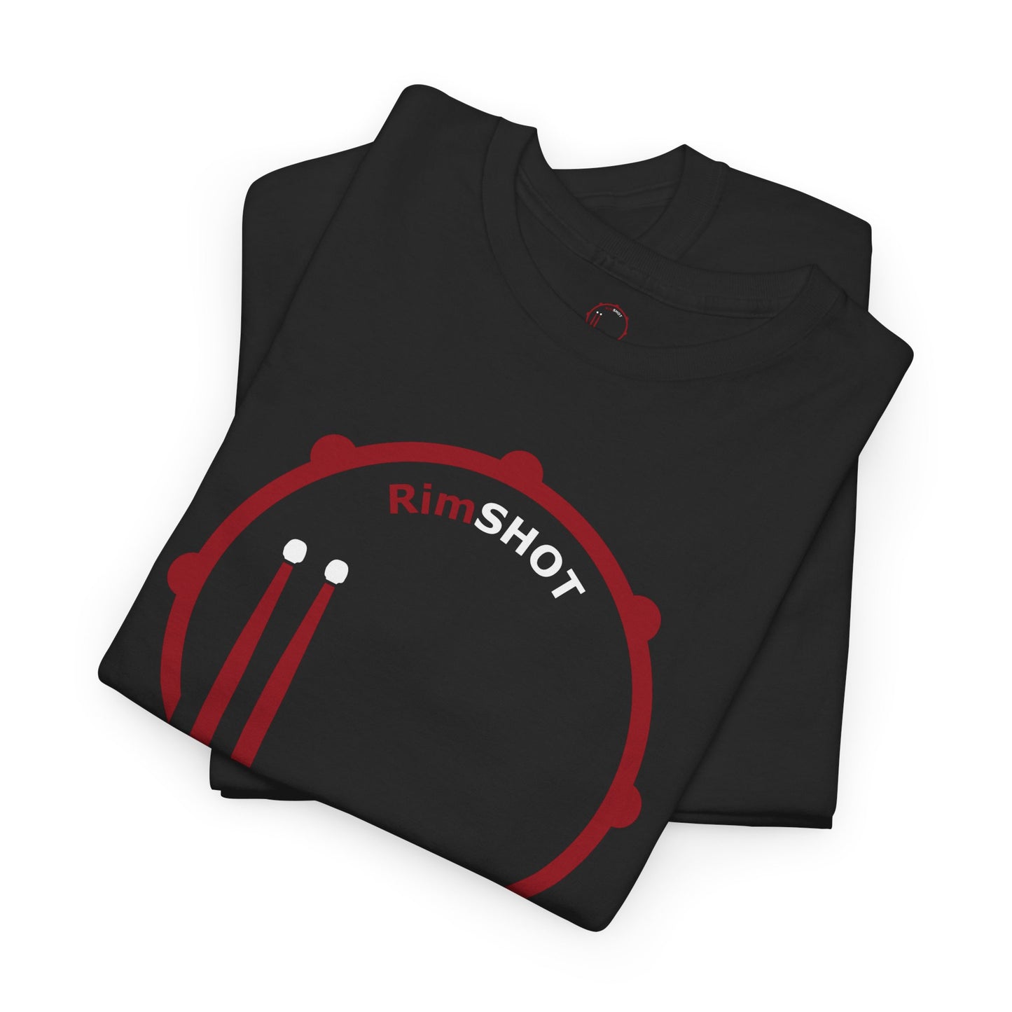 "RimSHOT" Red "P" Logo Drum T-Shirt