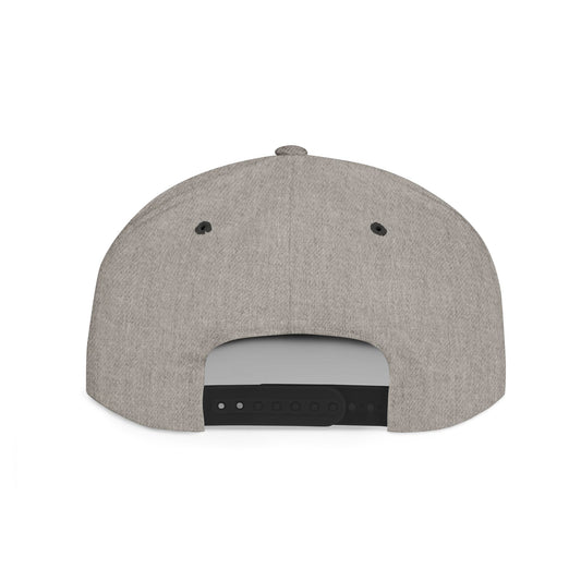 Let Us PRAY - Flat Bill Snapback Hat (embroidered) - grey/black & grey/red