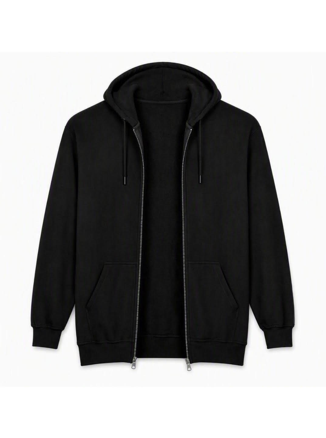 RimSHOT Logo Full-Zip Hoodie — Green Percussion Design
