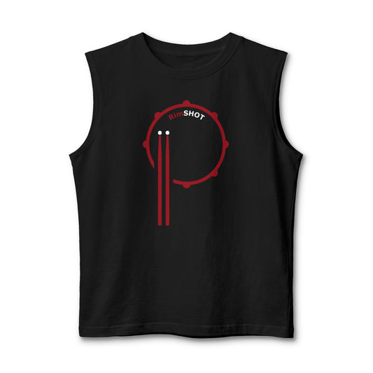 Muscle Tank Top — RimSHOT Red print