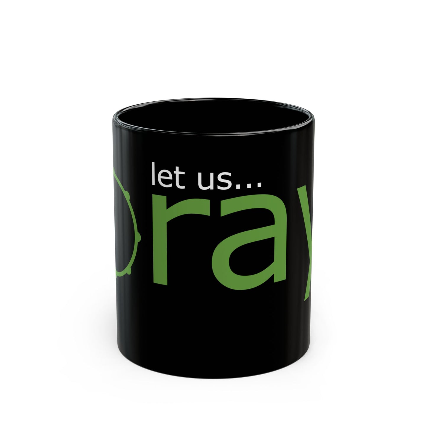 Let Us PRAY - Inspirational Prayer Mug (black) - Coffee or Tea - Daily Inspiration, Gifts for Prayer Groups, Spiritual Sips, Office [...]