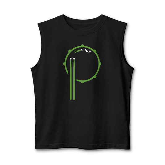 Muscle Tank Top — RimSHOT Green print