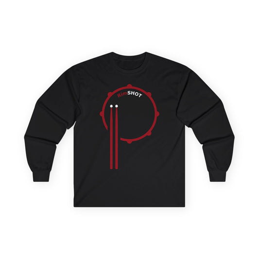 "RimSHOT" - Red "P" Unisex Long Sleeve Tee