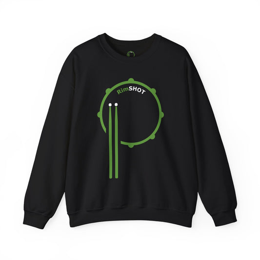 "RimSHOT" Green "P" Crewneck Sweatshirt