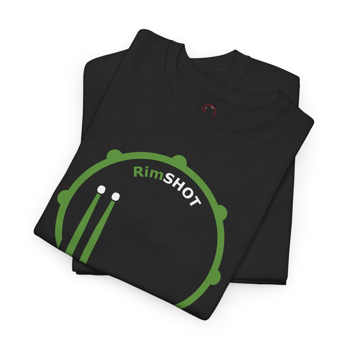 "RimSHOT" Green "P" Logo Drum T-Shirt