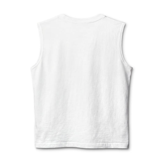 Prayer Tank Top — let us... PRAY Vertical Red print - Text Muscle Tee