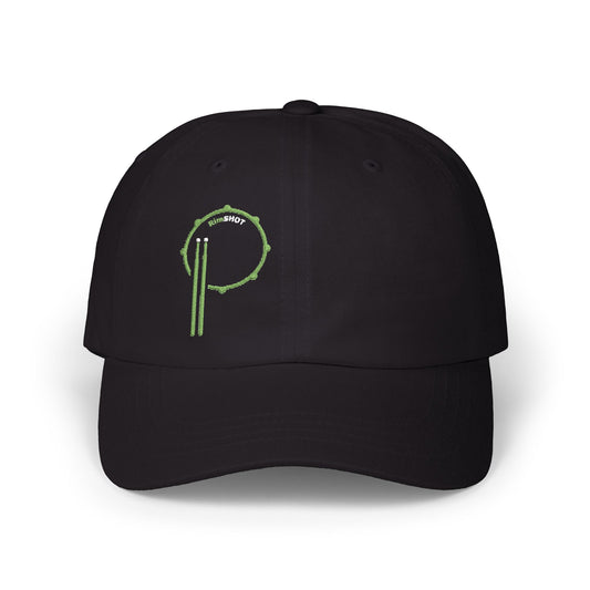 RimSHOT Offset Red P Logo Embroidered -  Classic Dad Cap