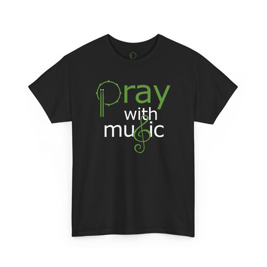 Pray with music T‑Shirt in Black - Unisex
