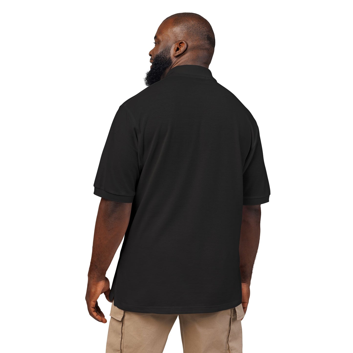 "RimSHOT" Green Embroidered ‘P’ Polo Shirt