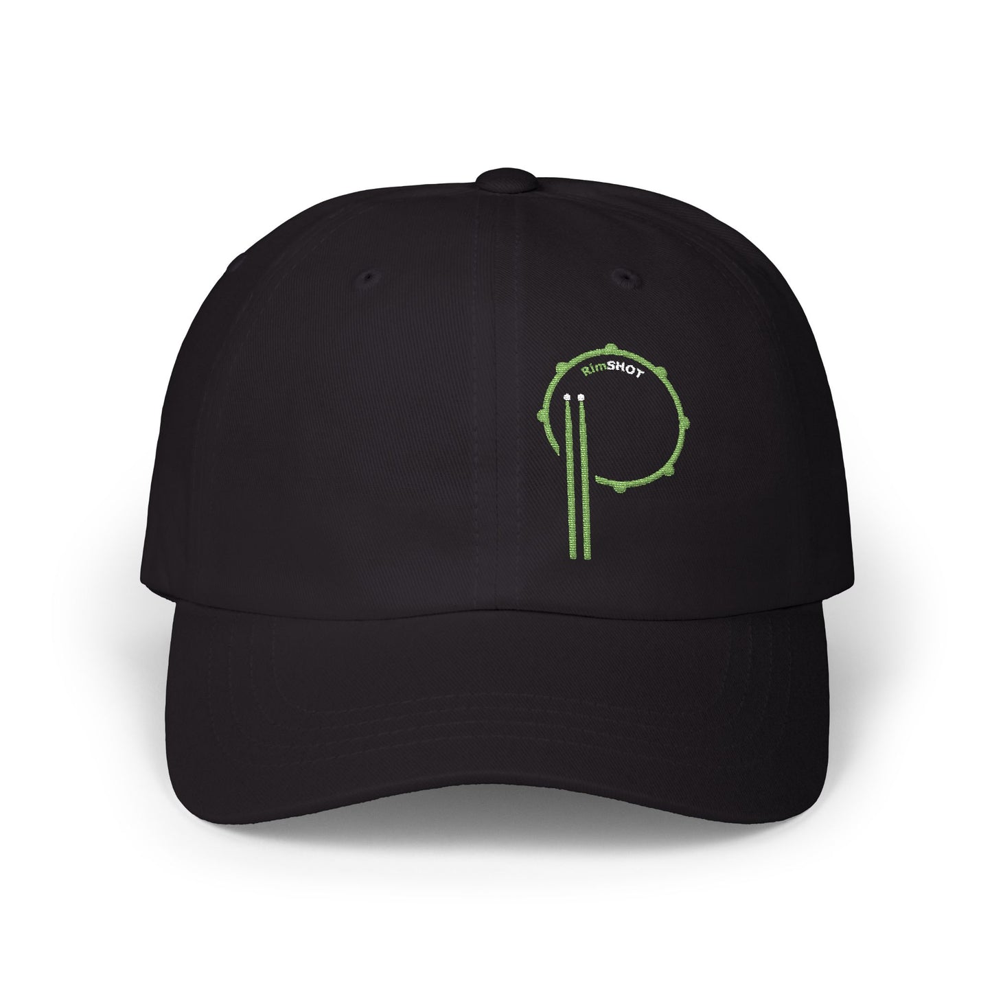 "RimSHOT" Offset Red "P" Logo Embroidered -  Classic Dad Cap