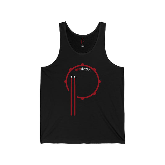 Tank Top RimSHOT Red Logo Drum