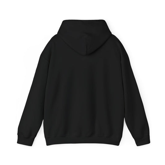 "Pray with music" - Unisex Heavy Blend™ Hooded Sweatshirt (black) - Inspirational, cozy, comfortable, lounge wear
